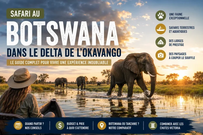 safar-botswana-delta-okavango (1) Safari Botswana dans le Delta de l'Okavango : la version luxe du safari africain