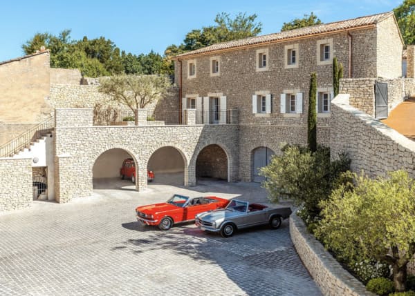Cour intérieure de la Bastide de Gordes.